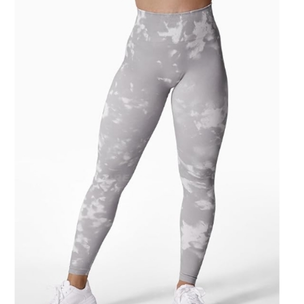 Workout Jada Scrunch Leggings Seamless Yoga Pants Gray